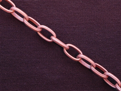 Antique Copper Colored Chain Style #44 Priced By The Foot