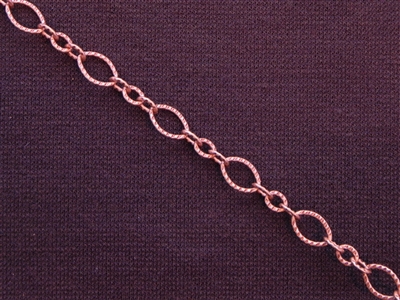Antique Copper Colored Chain Style #51 Priced By The Foot