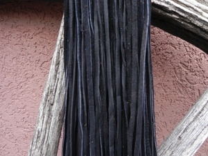 Leather Strands 1/8 (3 mm) Black