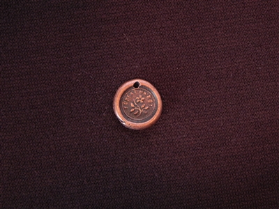 Forget Me Not Antique Copper Colored Wax Seal