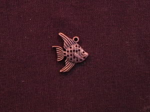 Charm Antique Copper Colored Fish