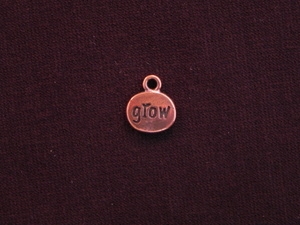 Charm Antique Copper Colored Grow