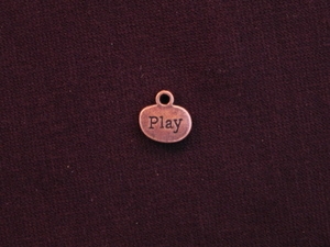 Charm Antique Copper Colored Play