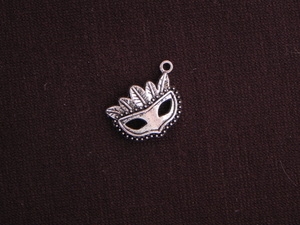 Charm Silver Colored Mask