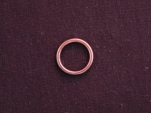 Ring Antique Copper Colored Larger Size Plain