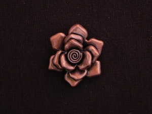 Pendant Antique Copper Colored Small Rose
