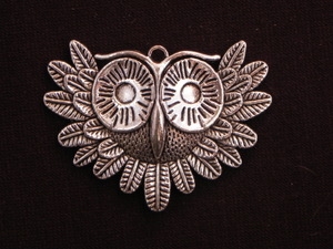 Pendant Silver Colored Hoot Owl