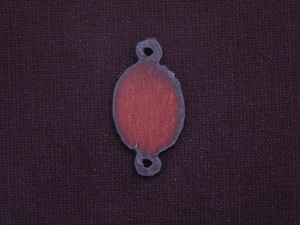 Rusted Iron Plain Oval Connector